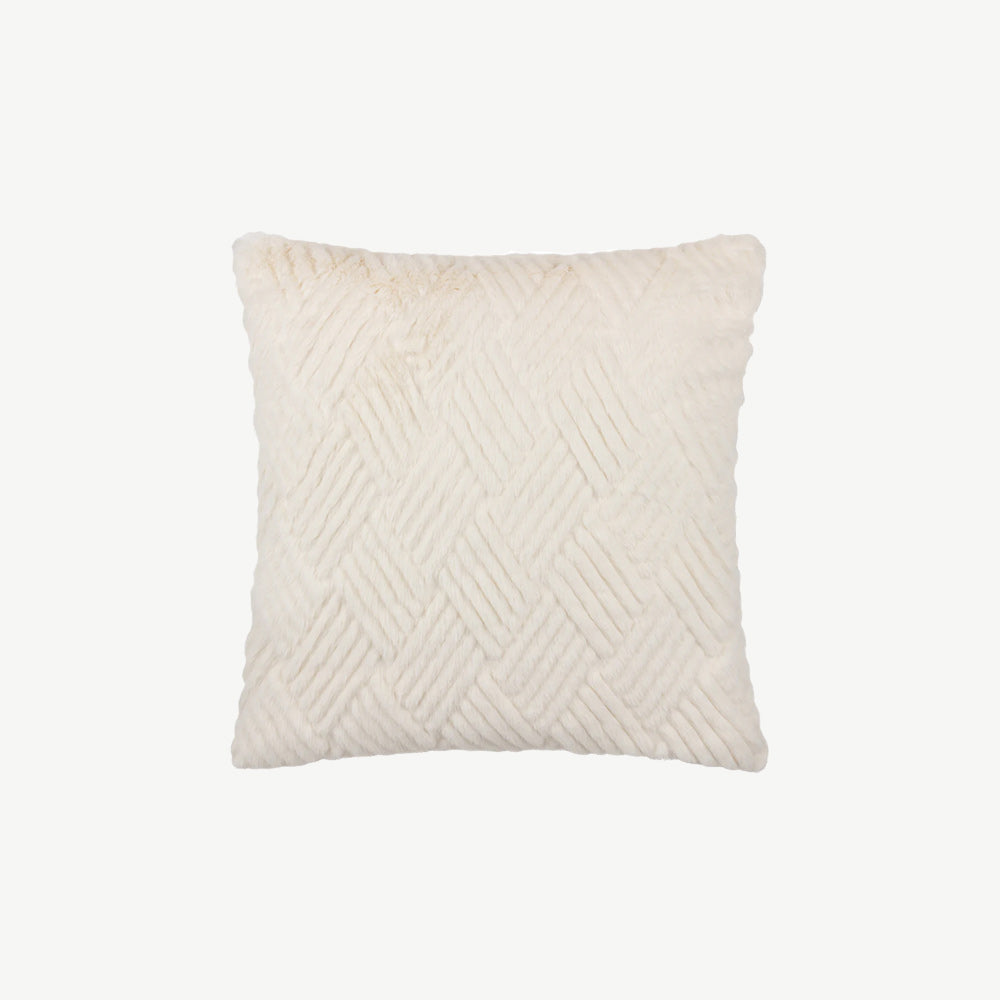 Cut Faux Fur Cushion-Accessories-Arighi Bianchi
