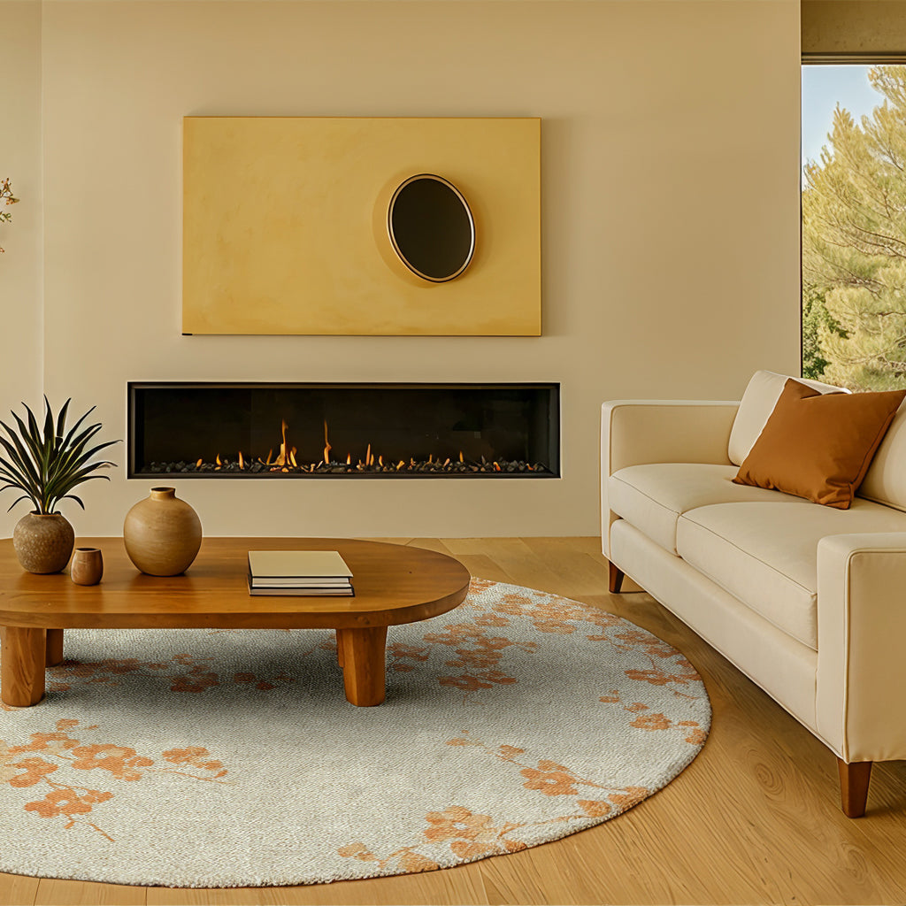 Sakura Circle Rug