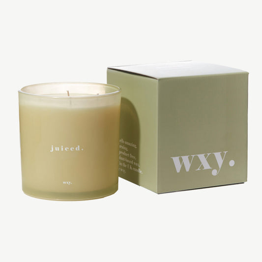 wxy. 53oz Lime Avacado & Cucumber Water Candle