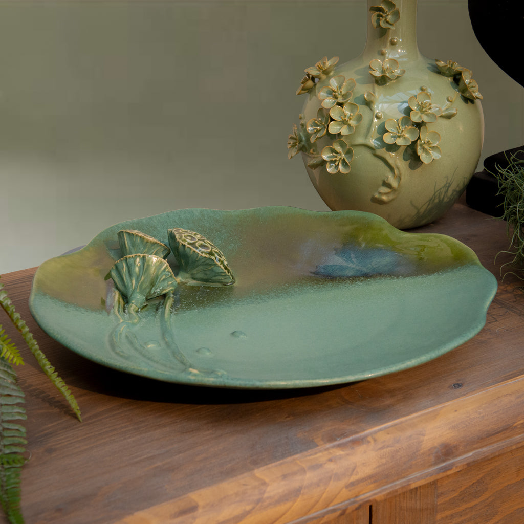Lotus Seed Decorative Plate