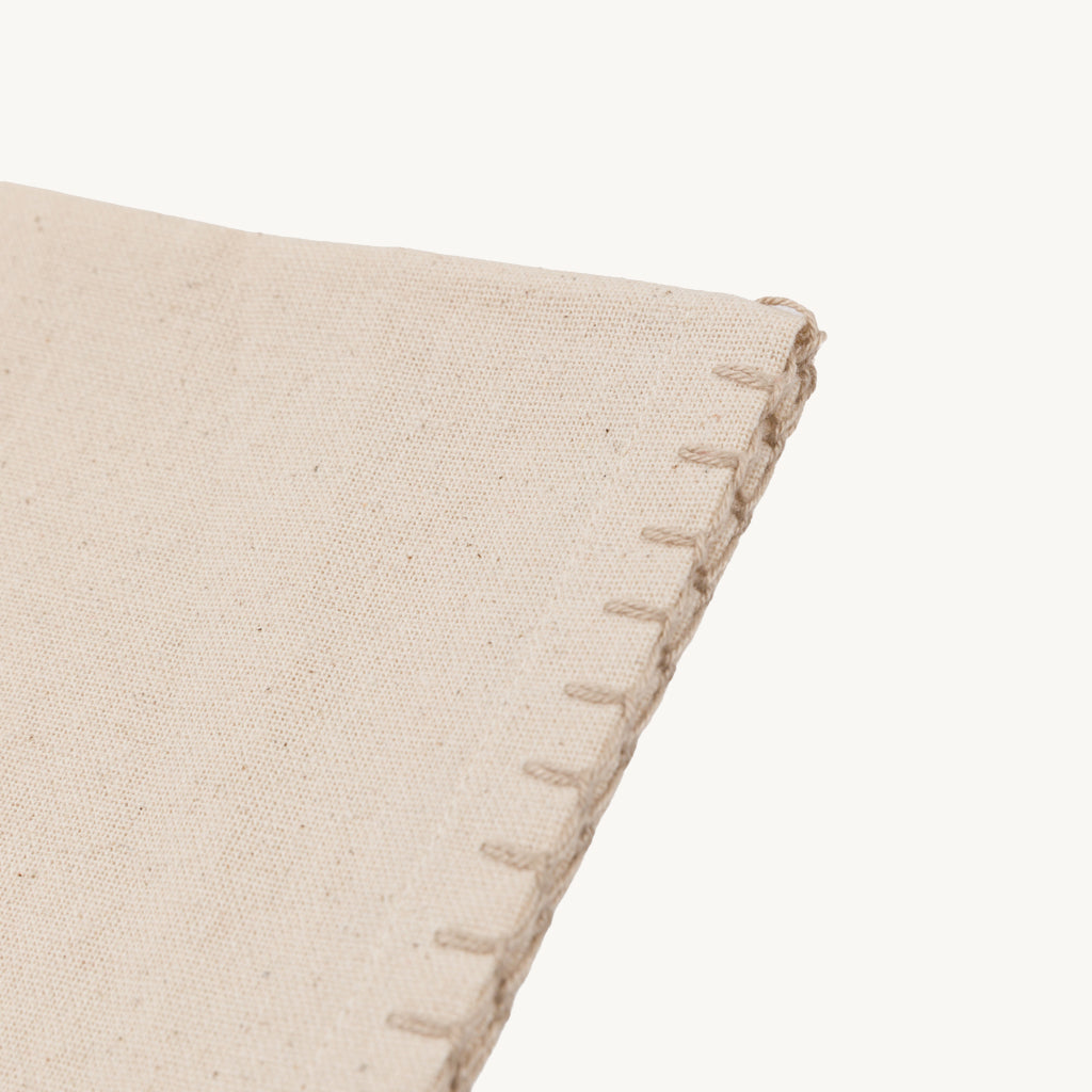 Set of 4 Gold Snowflake Cotton Napkins