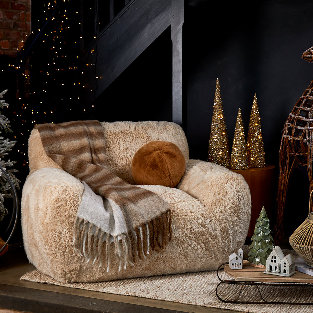 Set of 3 Lit Glitter Trees