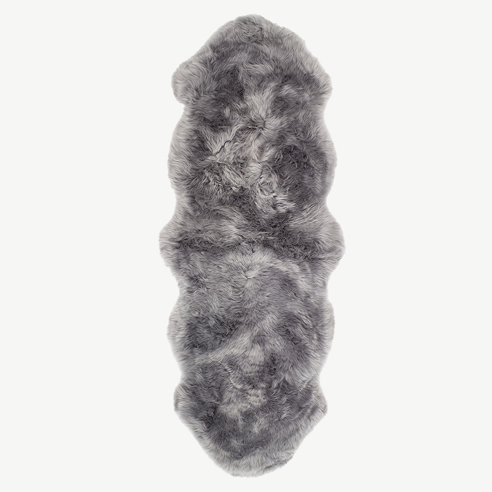 Australian Genuine Sheepskin Rug in Grey