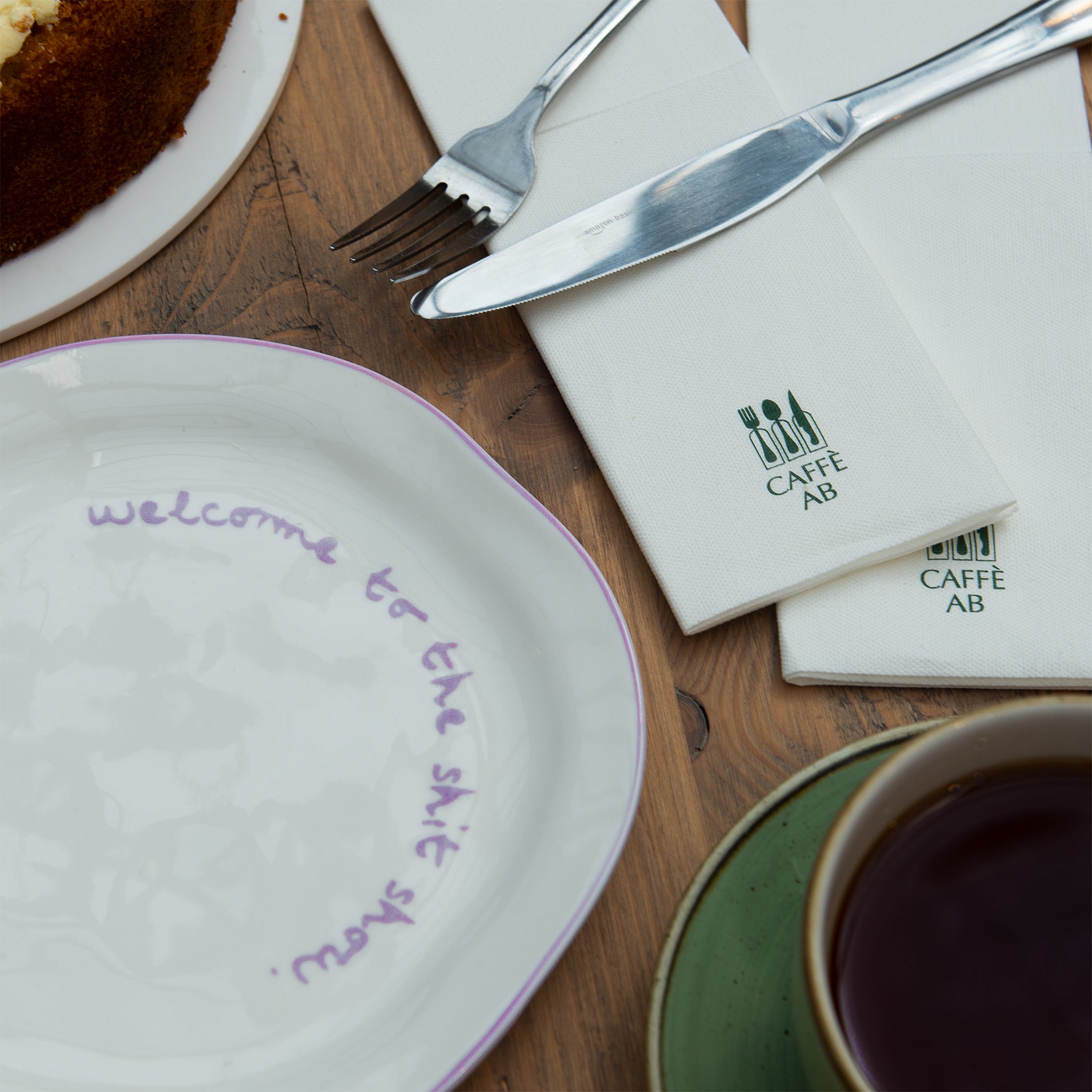 "Welcome to the shit show" Lilac Tableware Plate