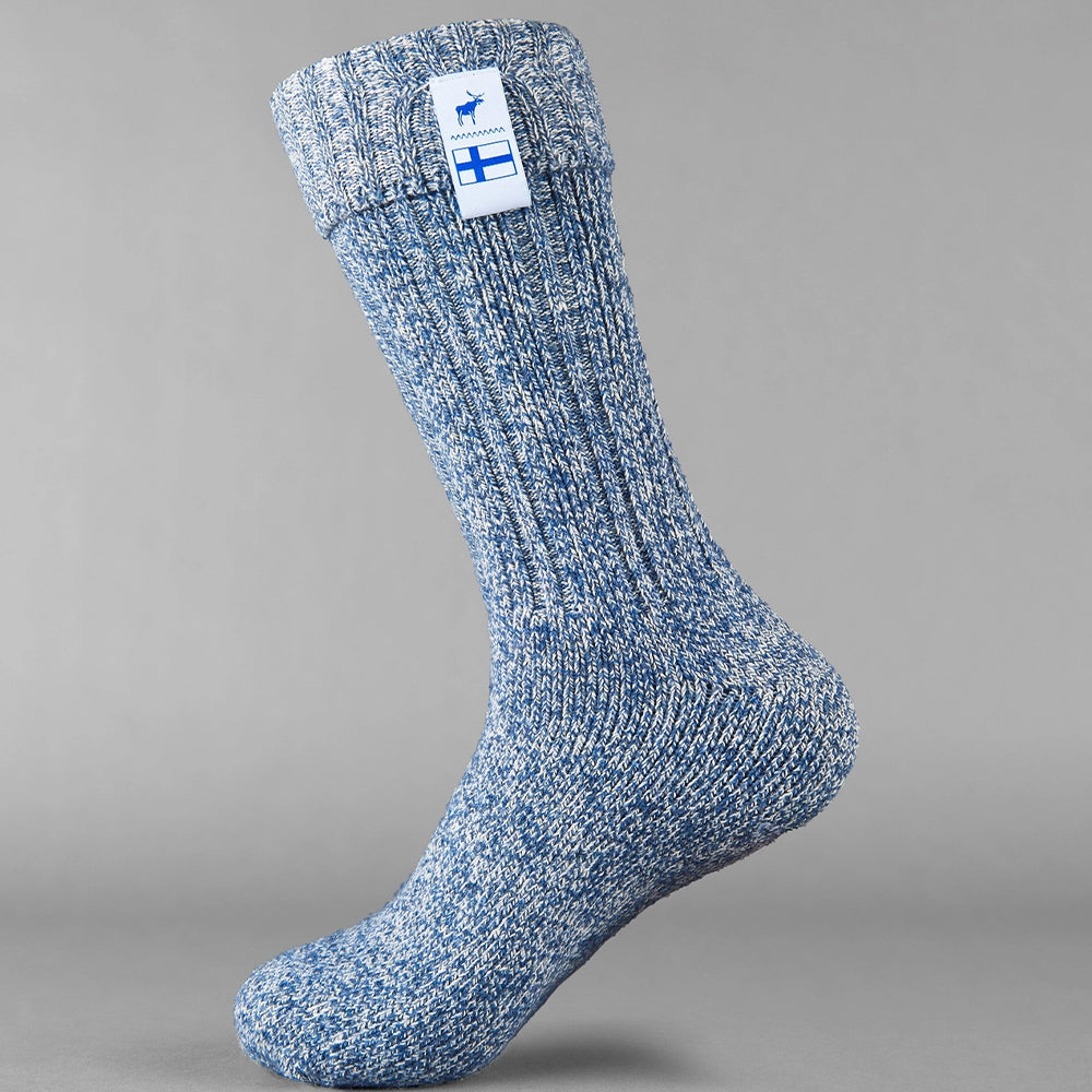 Sisu of Finland Socks in Baltic Blue
