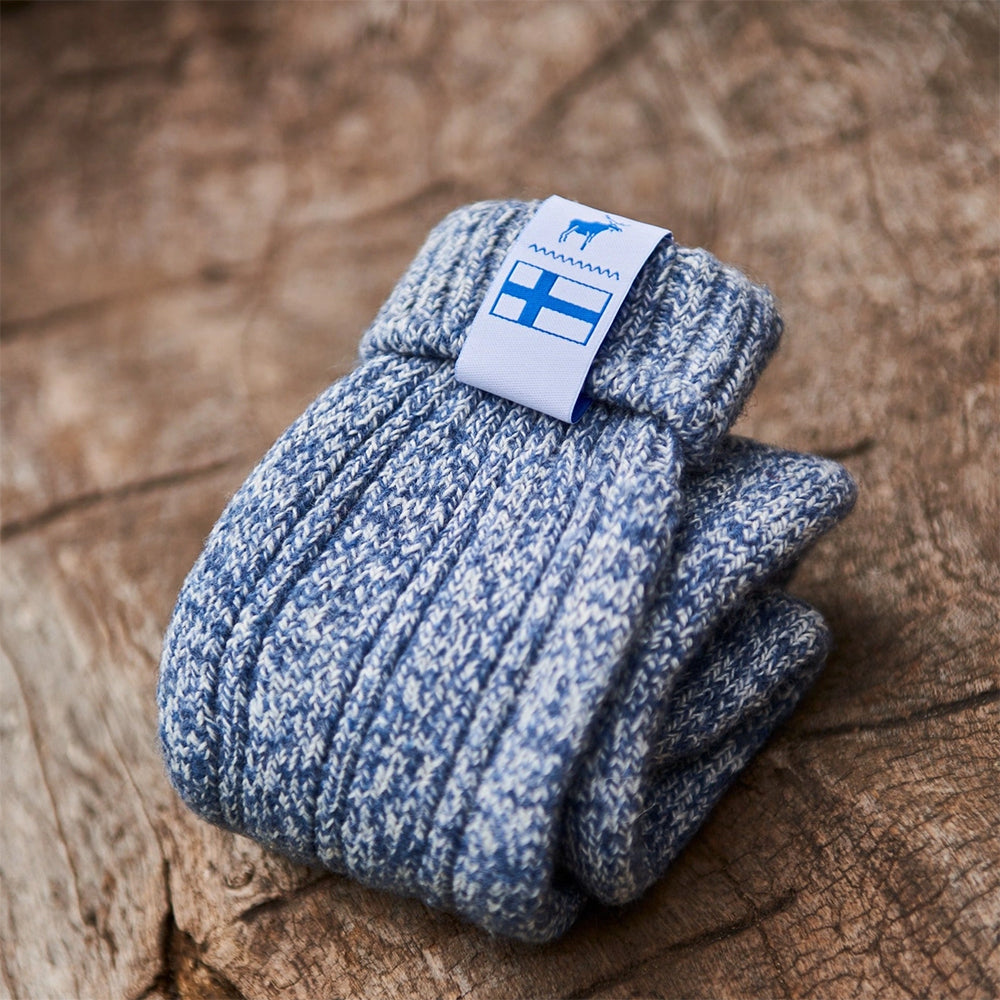 Sisu of Finland Socks in Baltic Blue