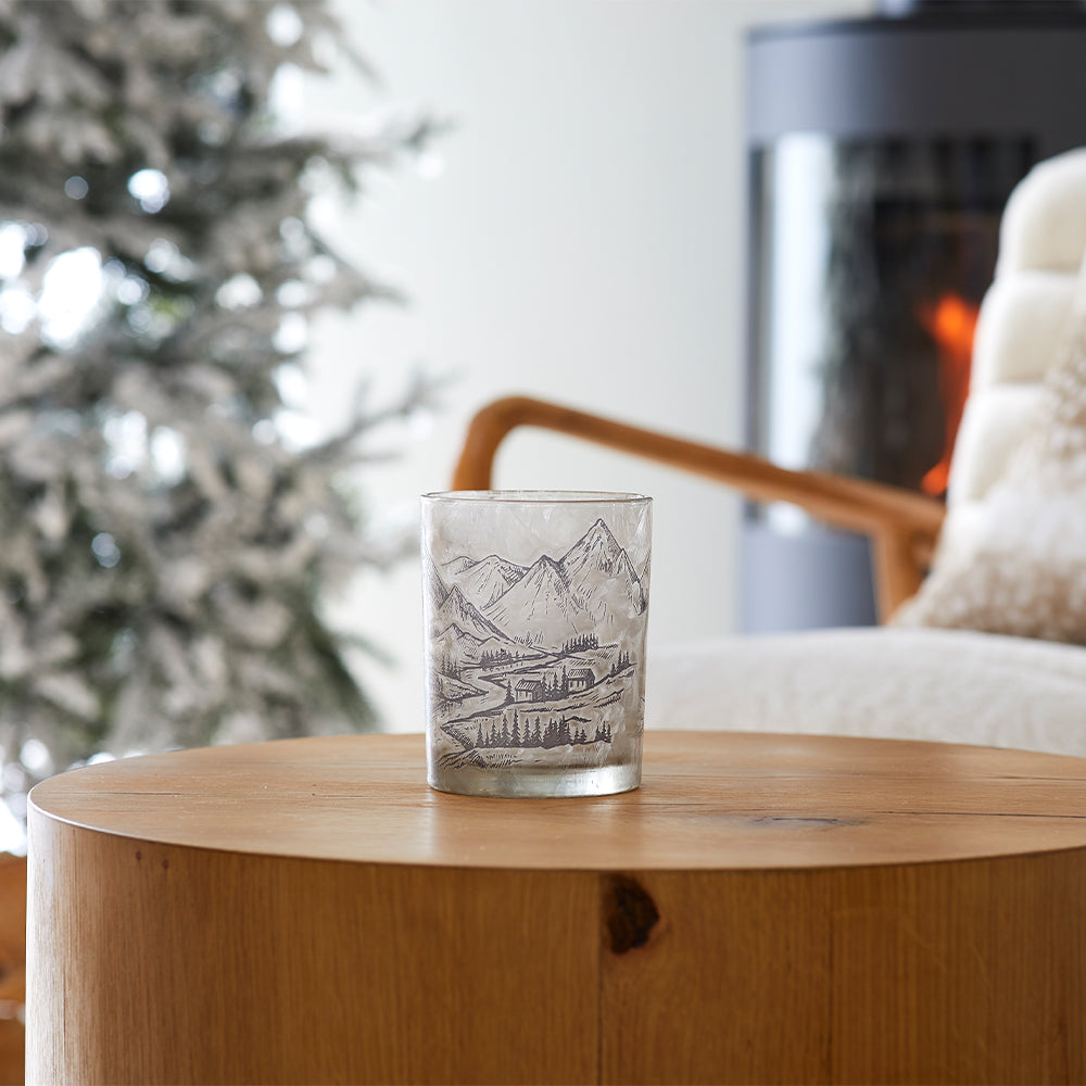 Small Alpine Candle Holder