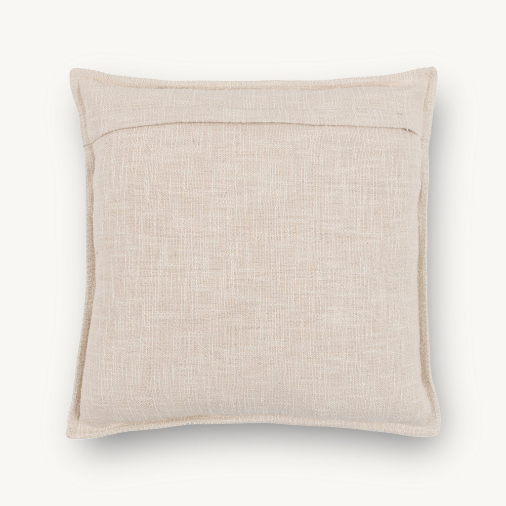 Embroidered Snowflake Cushion