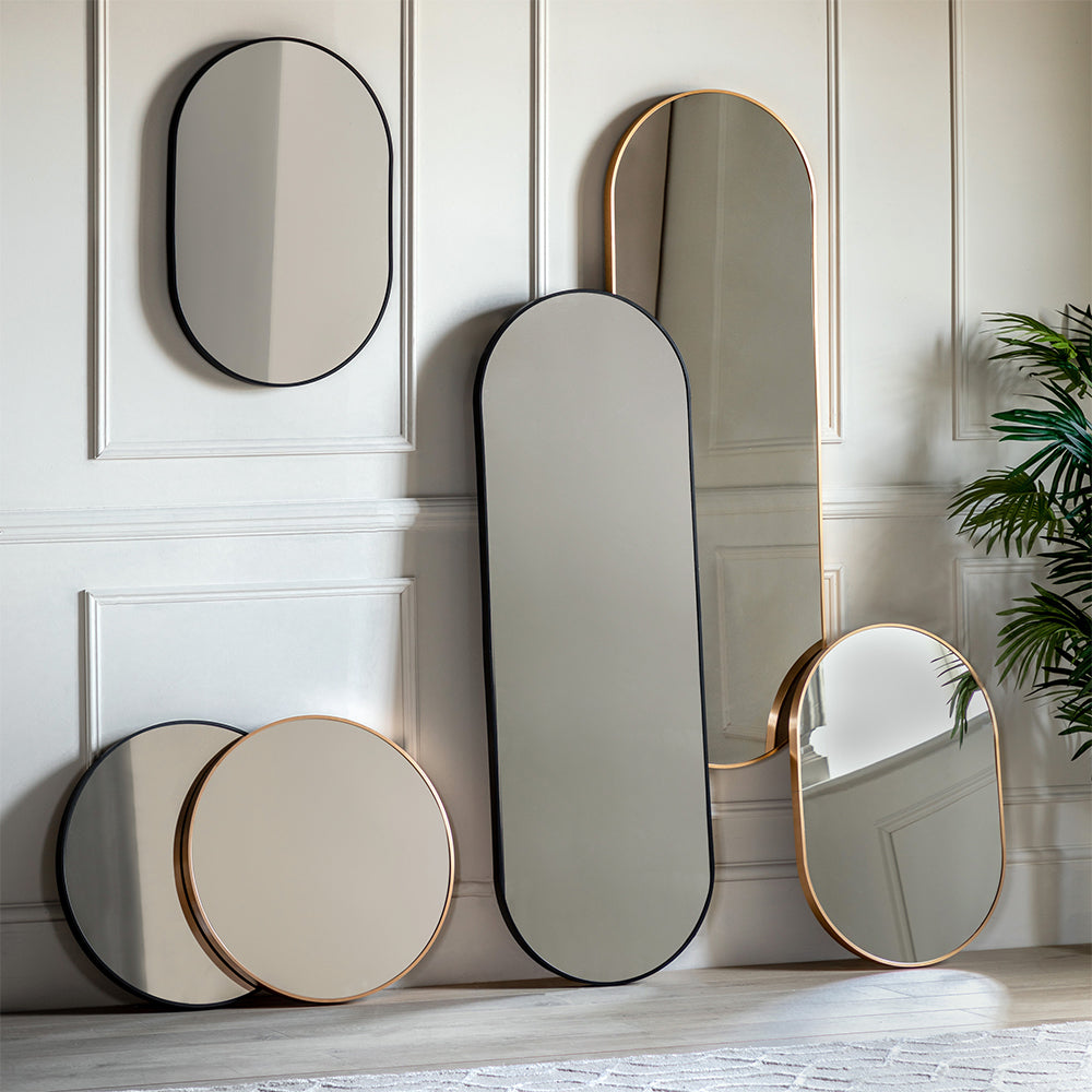 Sofia Mirror in Gold