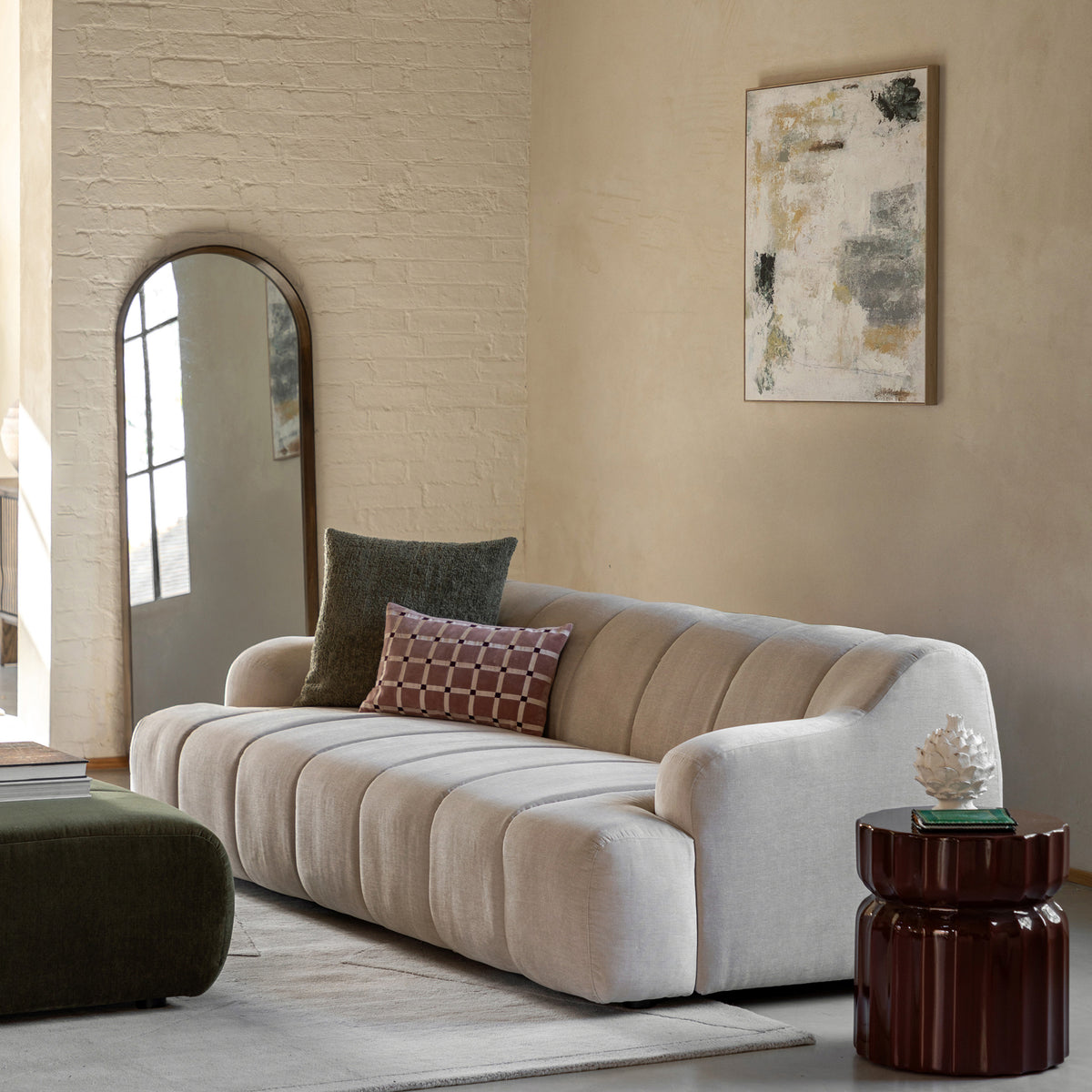 Soho 3 Seater Fabric Sofa