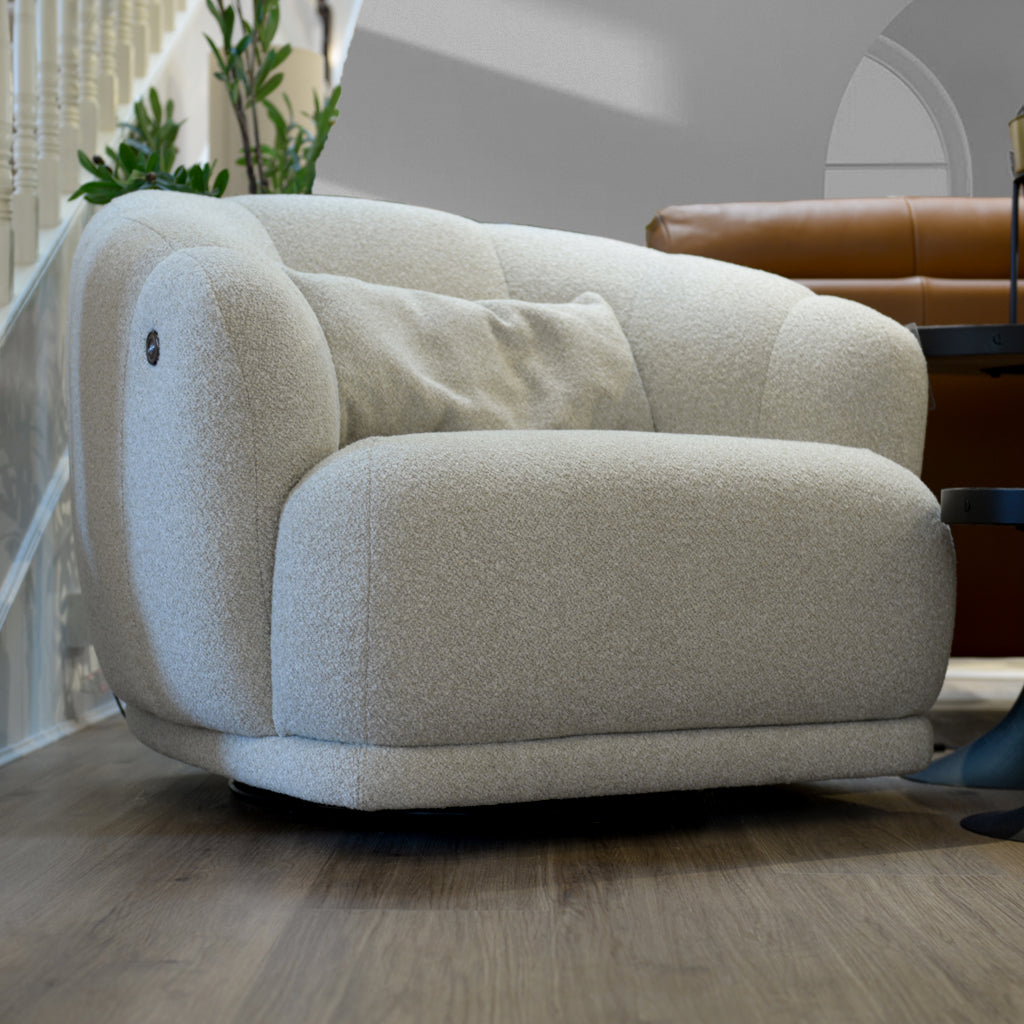 Muse Swivel Chair with Built-in Speaker System
