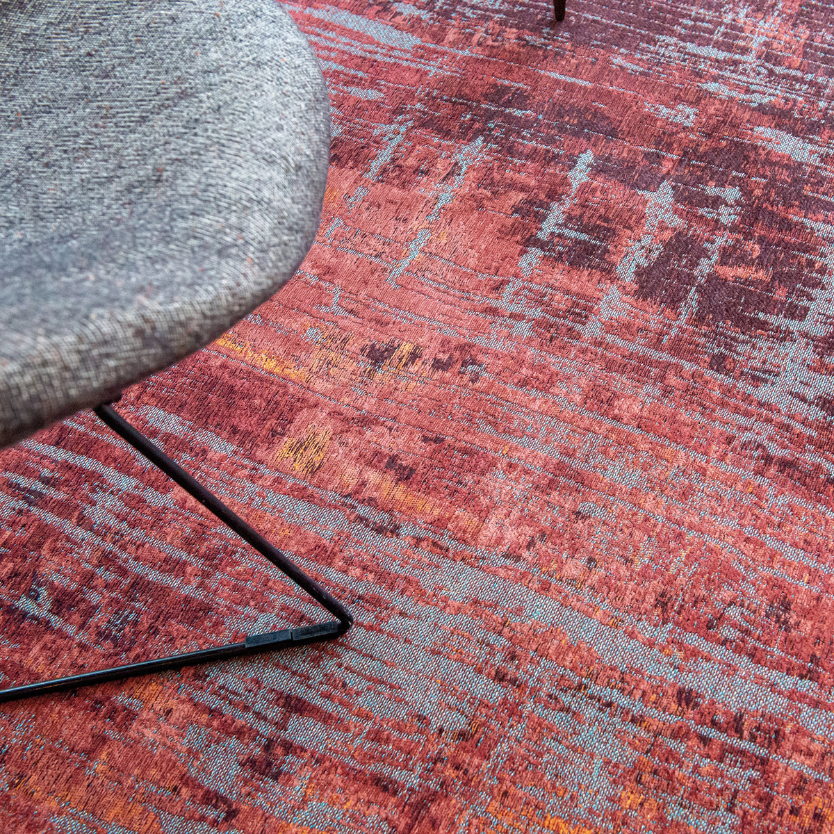 Streaks Atlantic Circle Rug