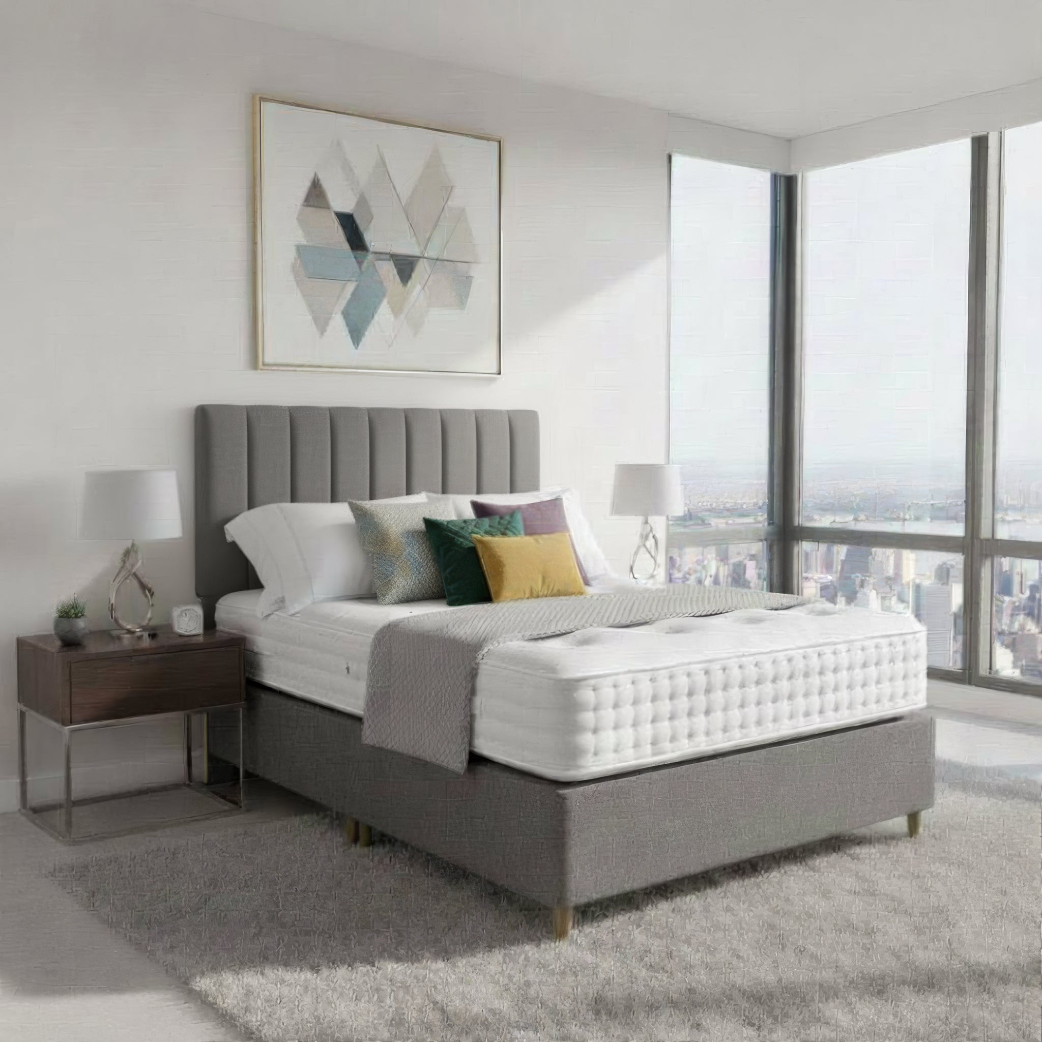 Arighi Bianchi Gene Bed in Daytona Silver