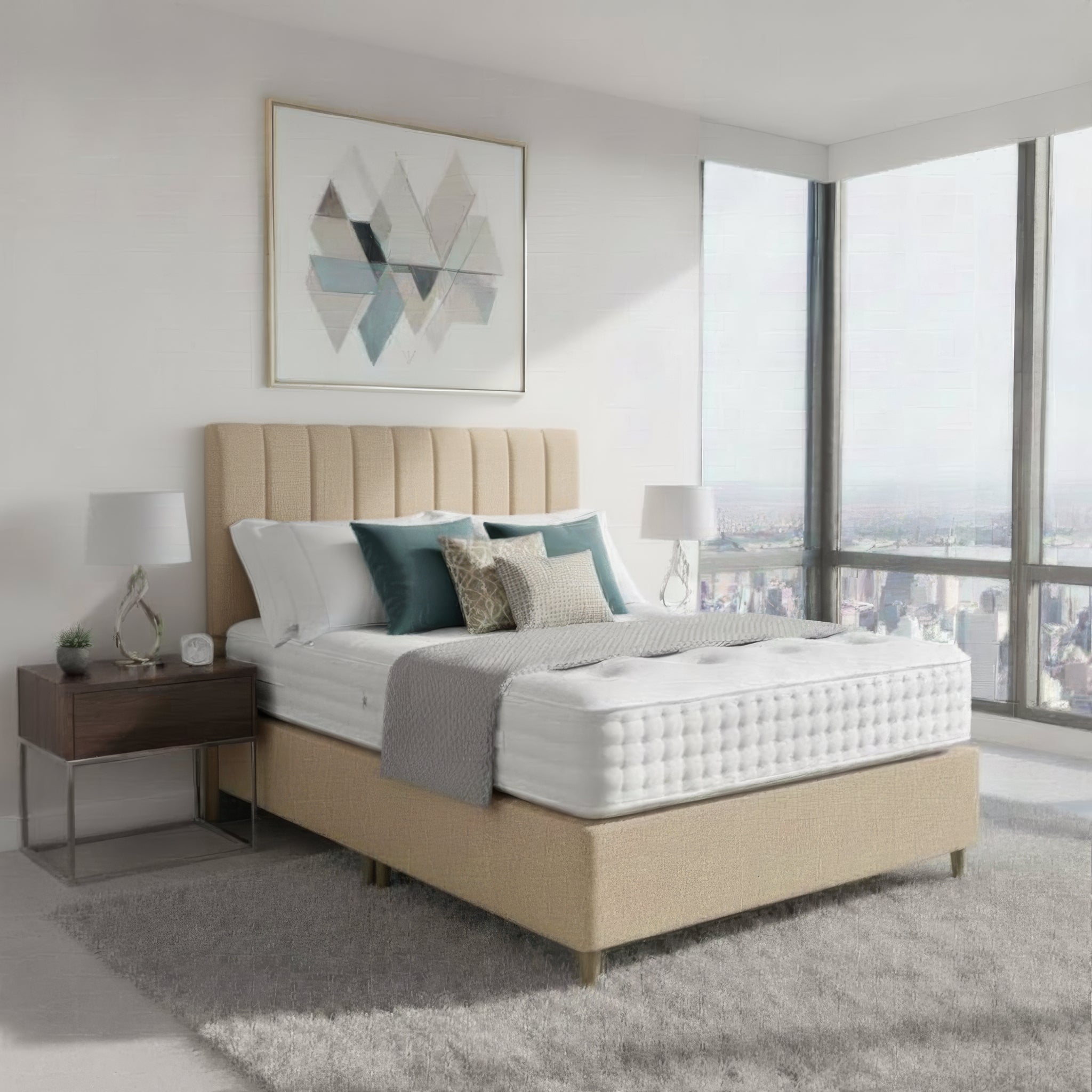 Arighi Bianchi Gene Bed in Daytona Stone