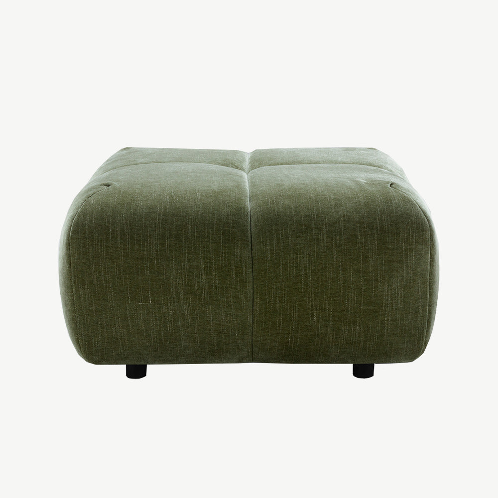 Sits Clyde Footstool in Forest-Green