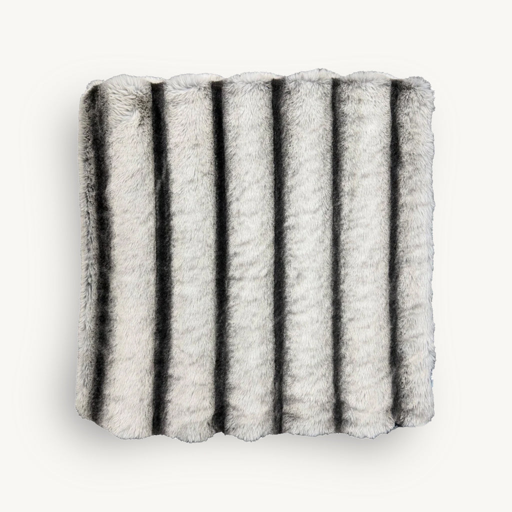 Sydney Faux Fur Striped Cushion