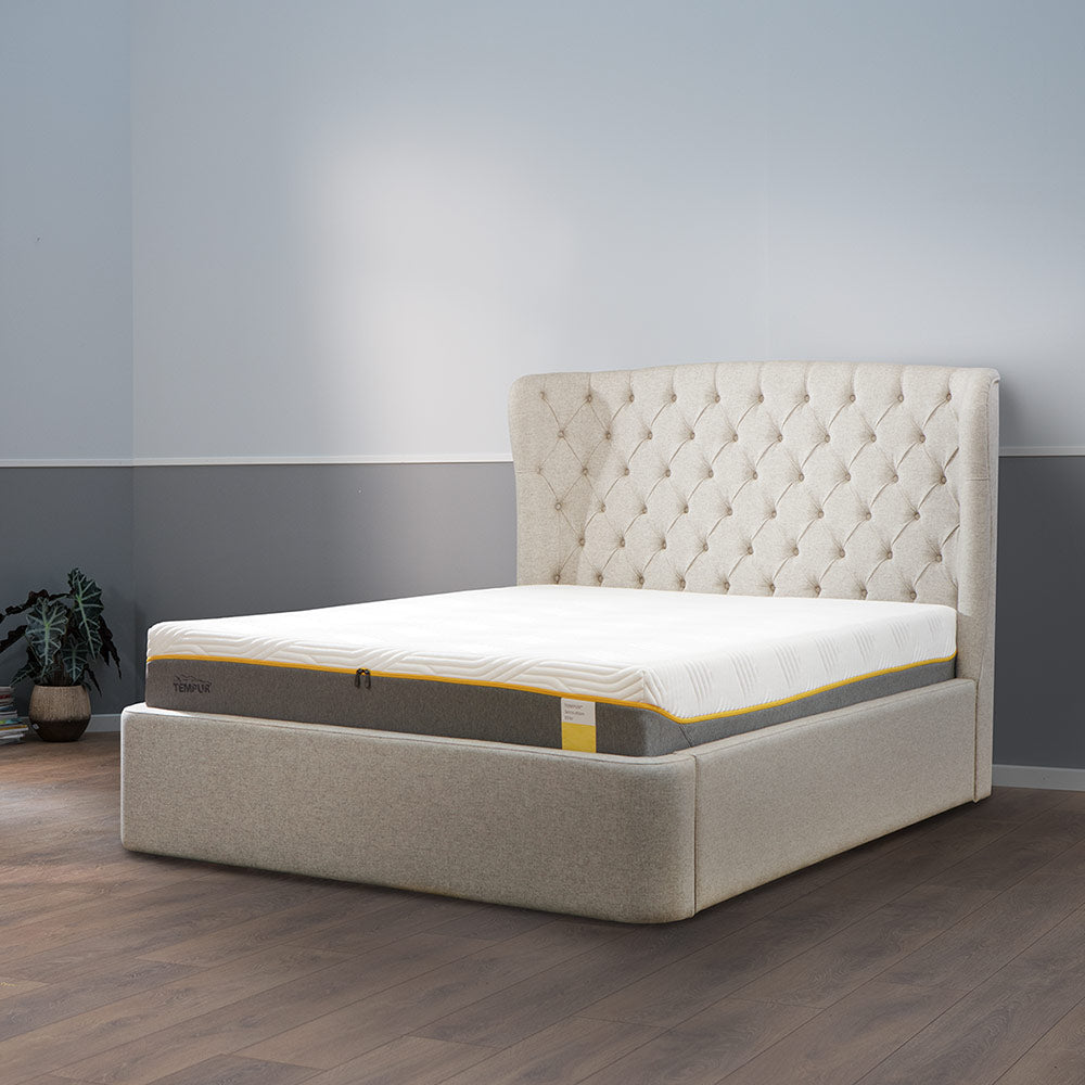 TEMPUR® Holcot Ottoman Bed in Pebble