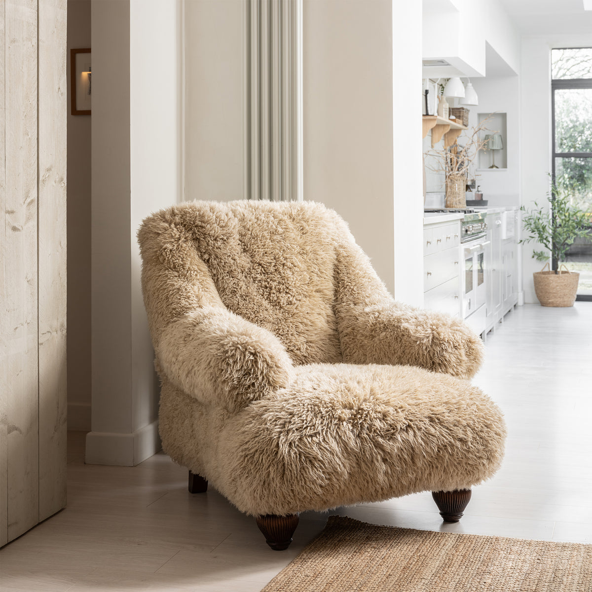 Tetrad Nappa Fluffy Sheepskin Armchair