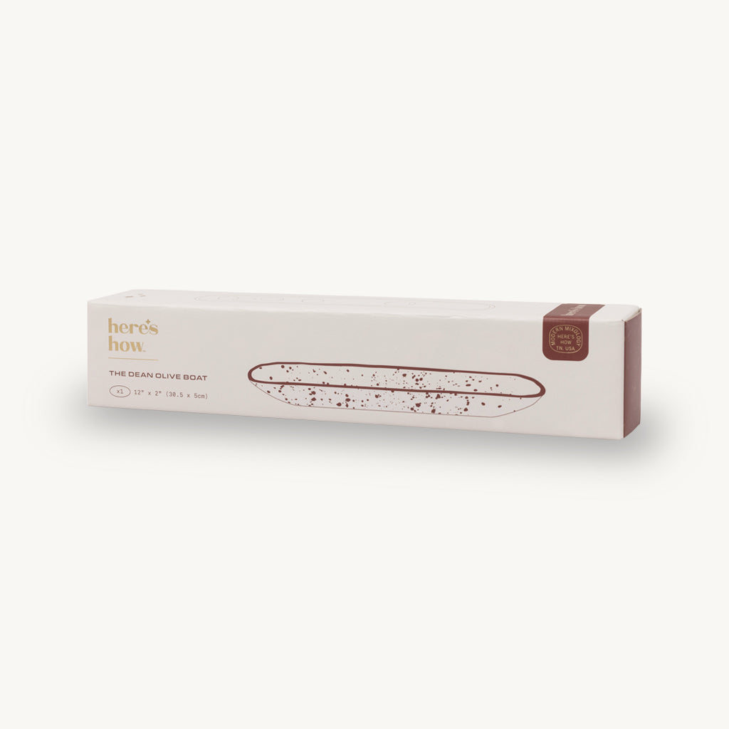 The Dean Ceramic Olive Boat