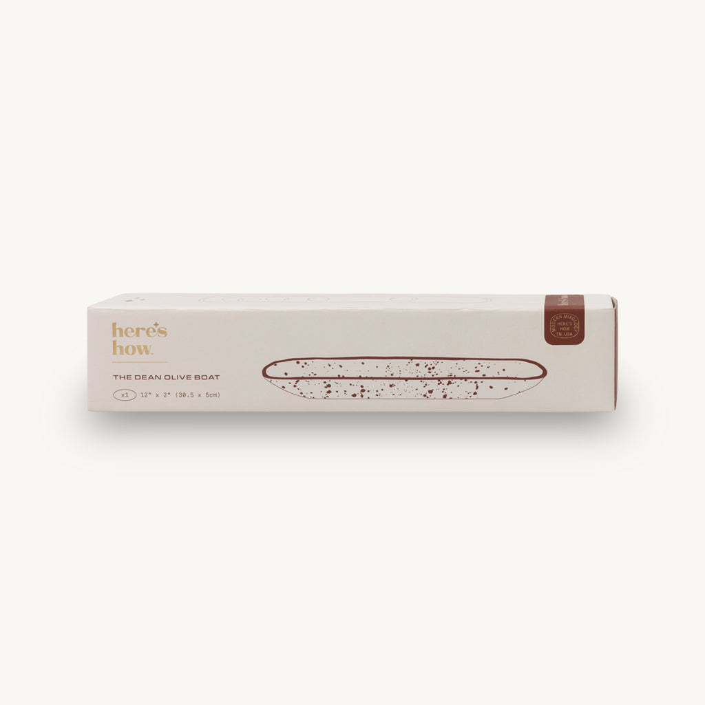 The Dean Ceramic Olive Boat