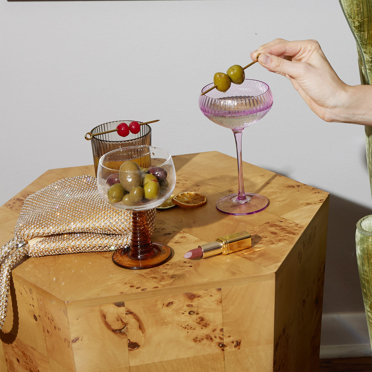 The Owen Gold Metal Cocktail Picks