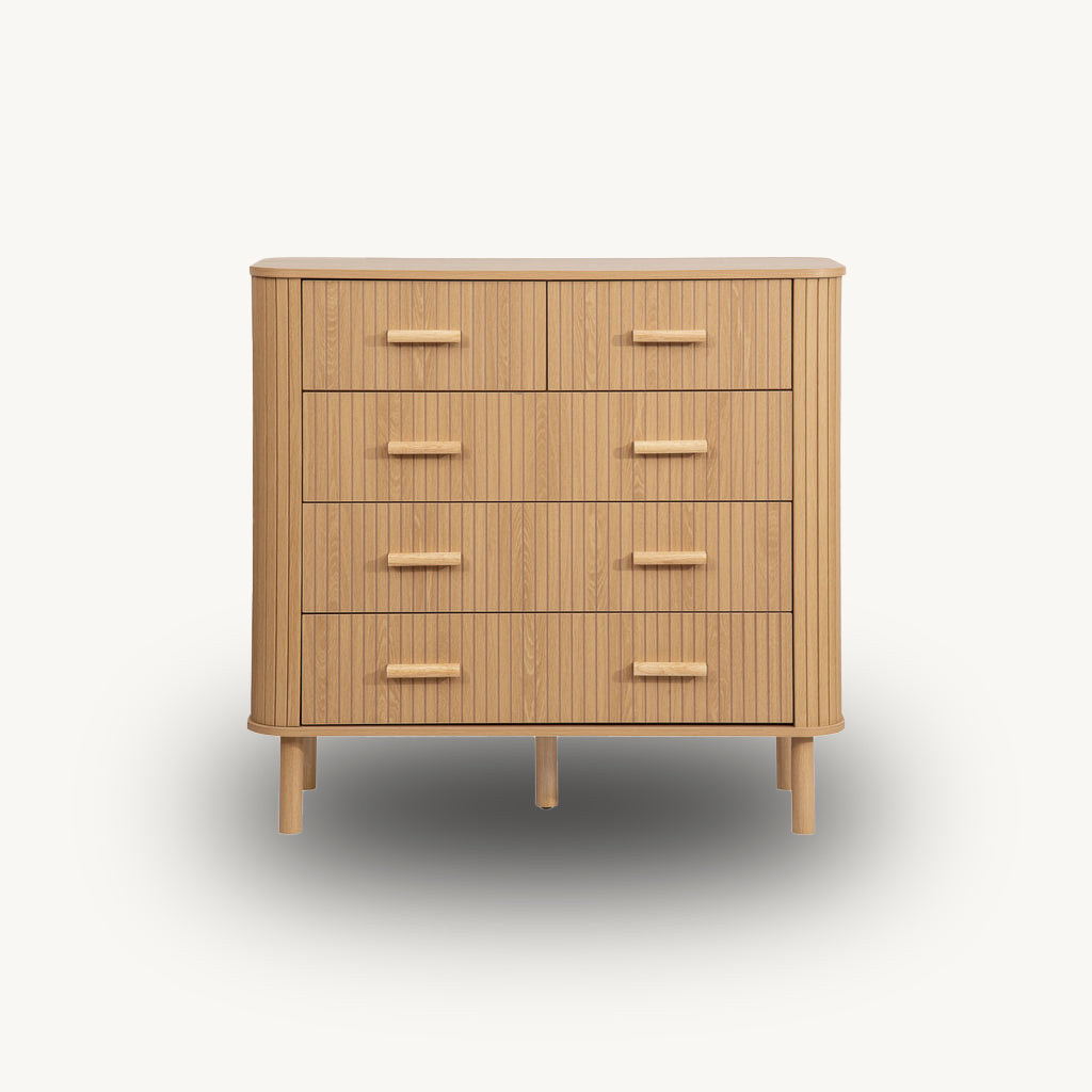 Tiffany Fluted 5DR Chest