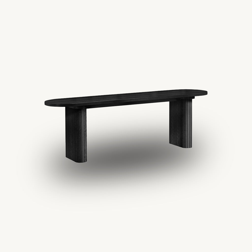 Tiffany Fluted Dining Bench