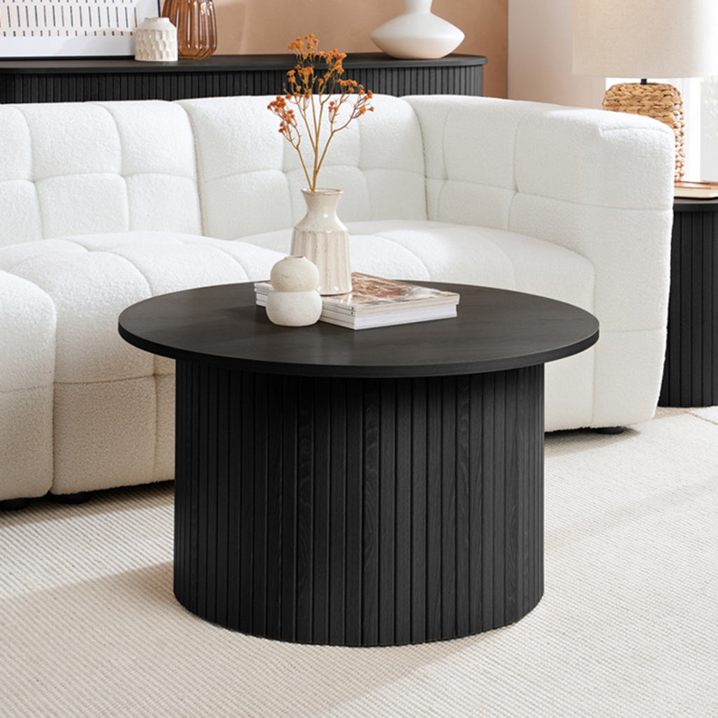 Tiffany Round Fluted Coffee Table