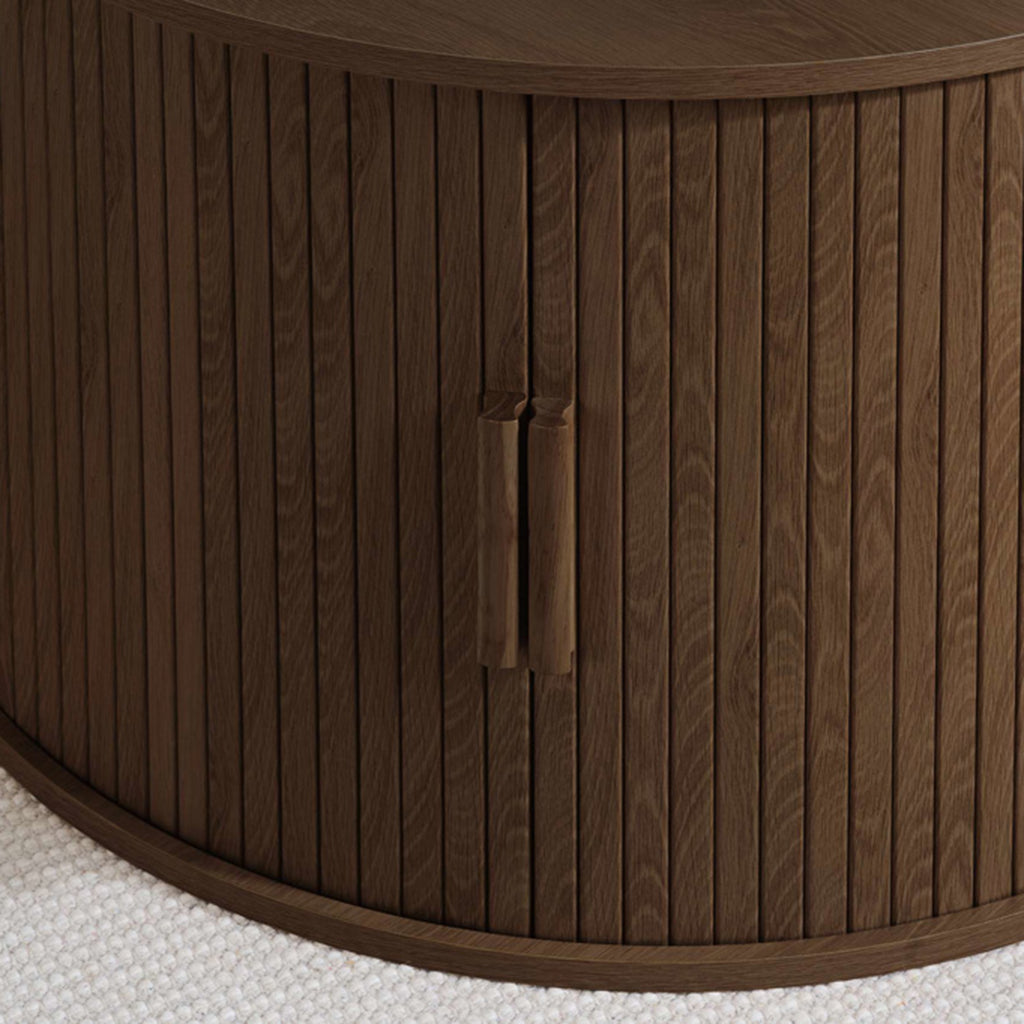Tiffany Round Fluted Storage Coffee Table