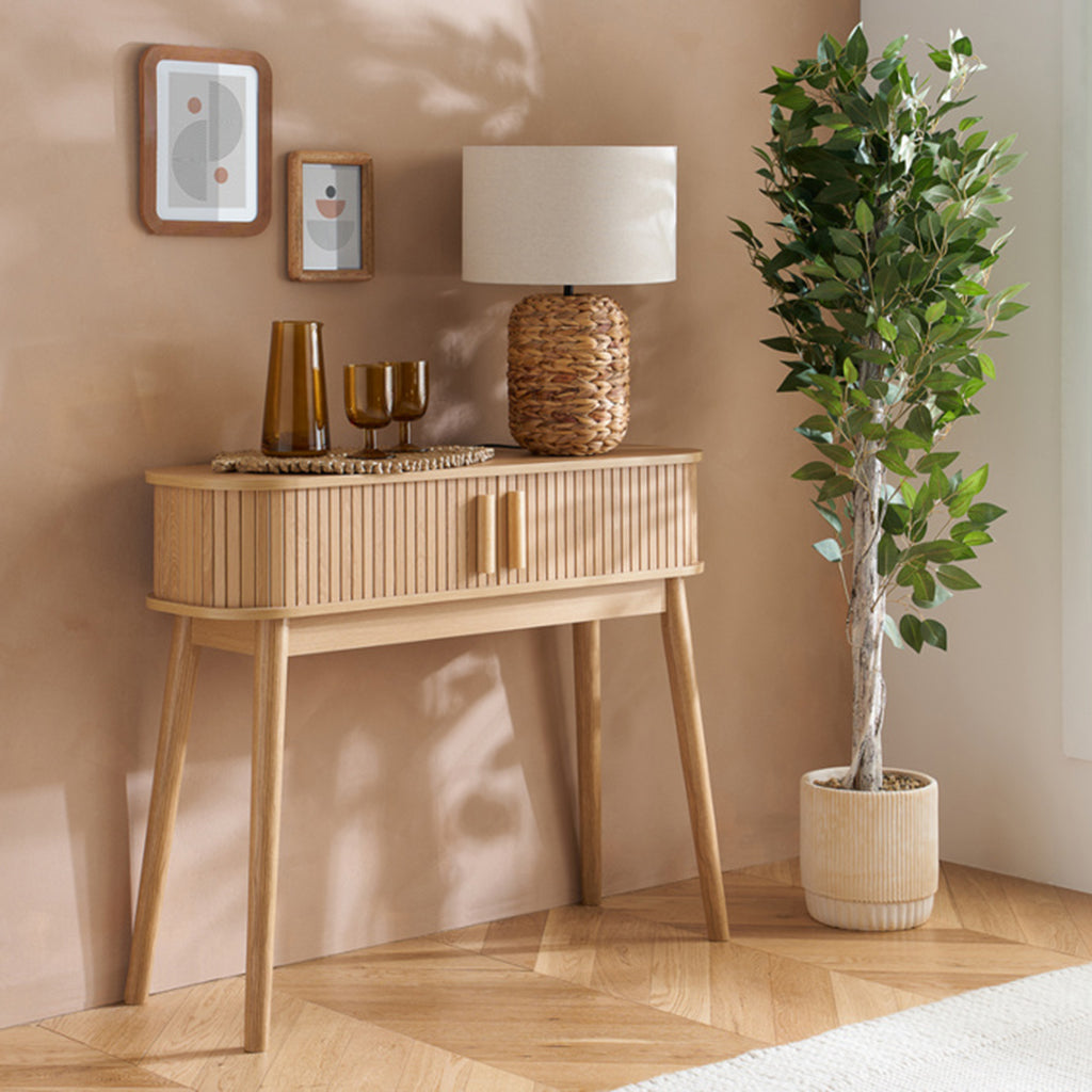 Tiffany Fluted Console Table