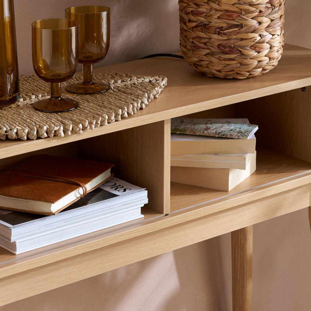 Tiffany Fluted Console Table