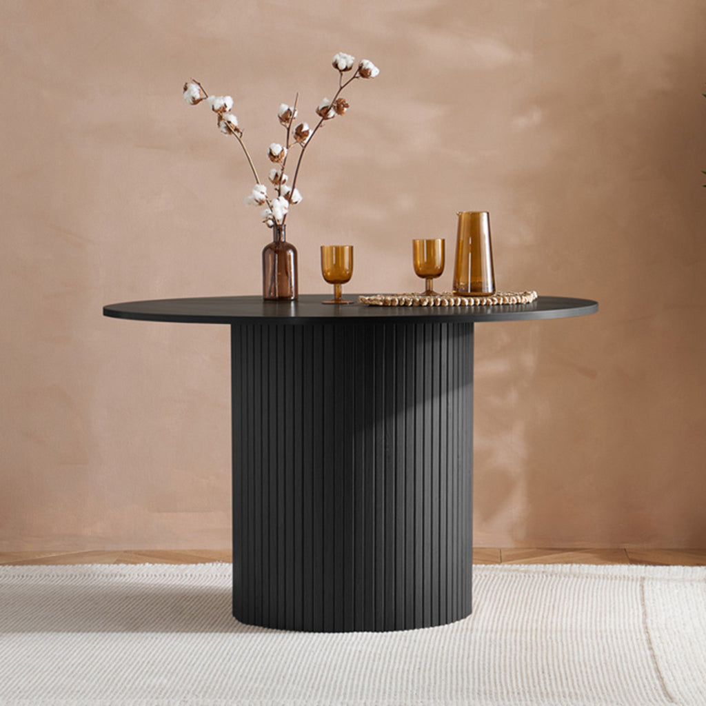 Tiffany Round Fluted Dining Table