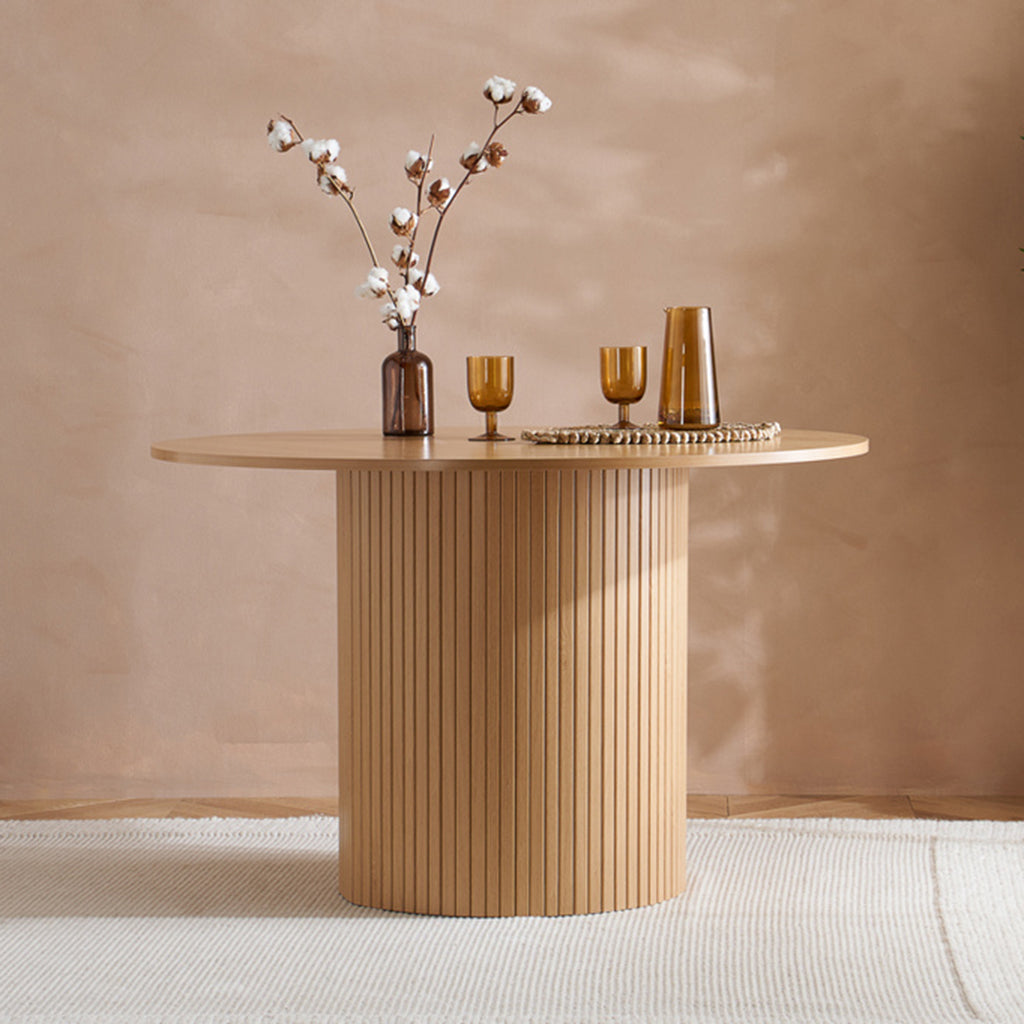 Tiffany Round Fluted Dining Table