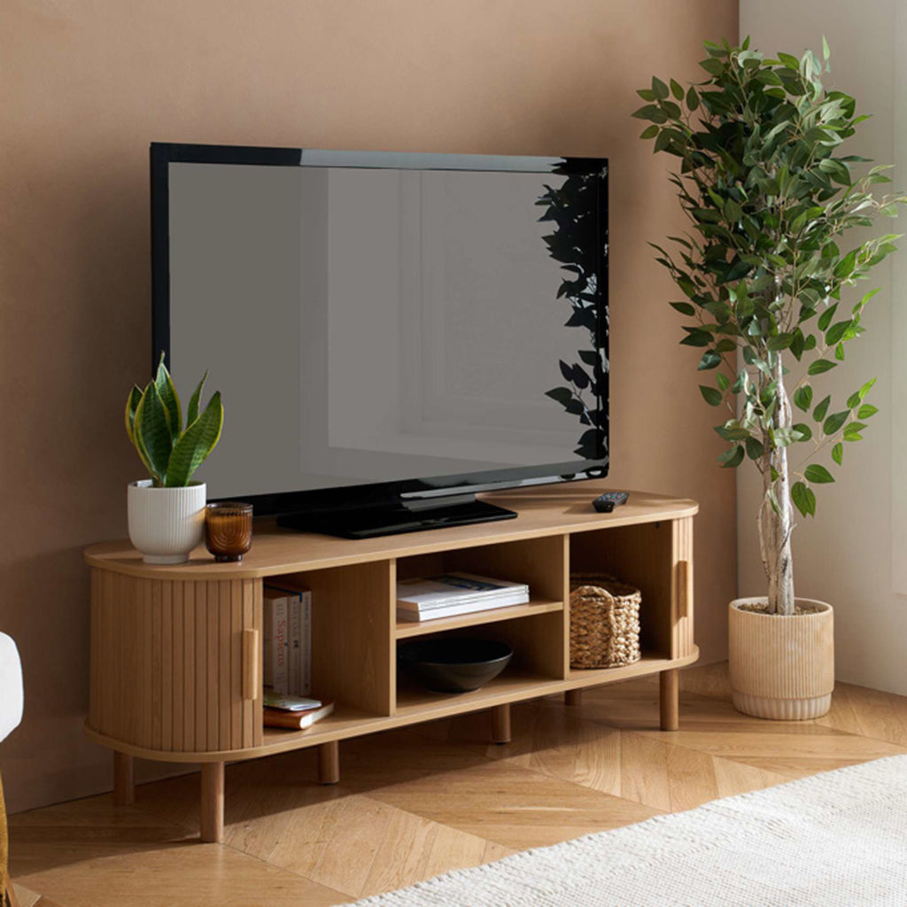Tiffany Fluted Small TV Unit
