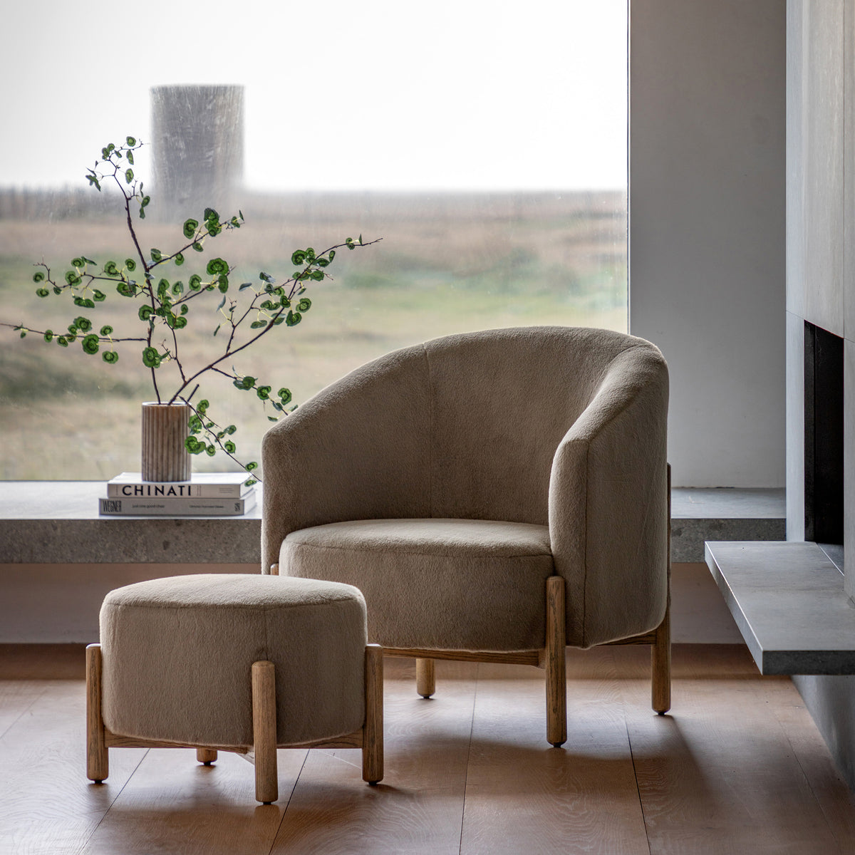 Tindon Fabric Armchair