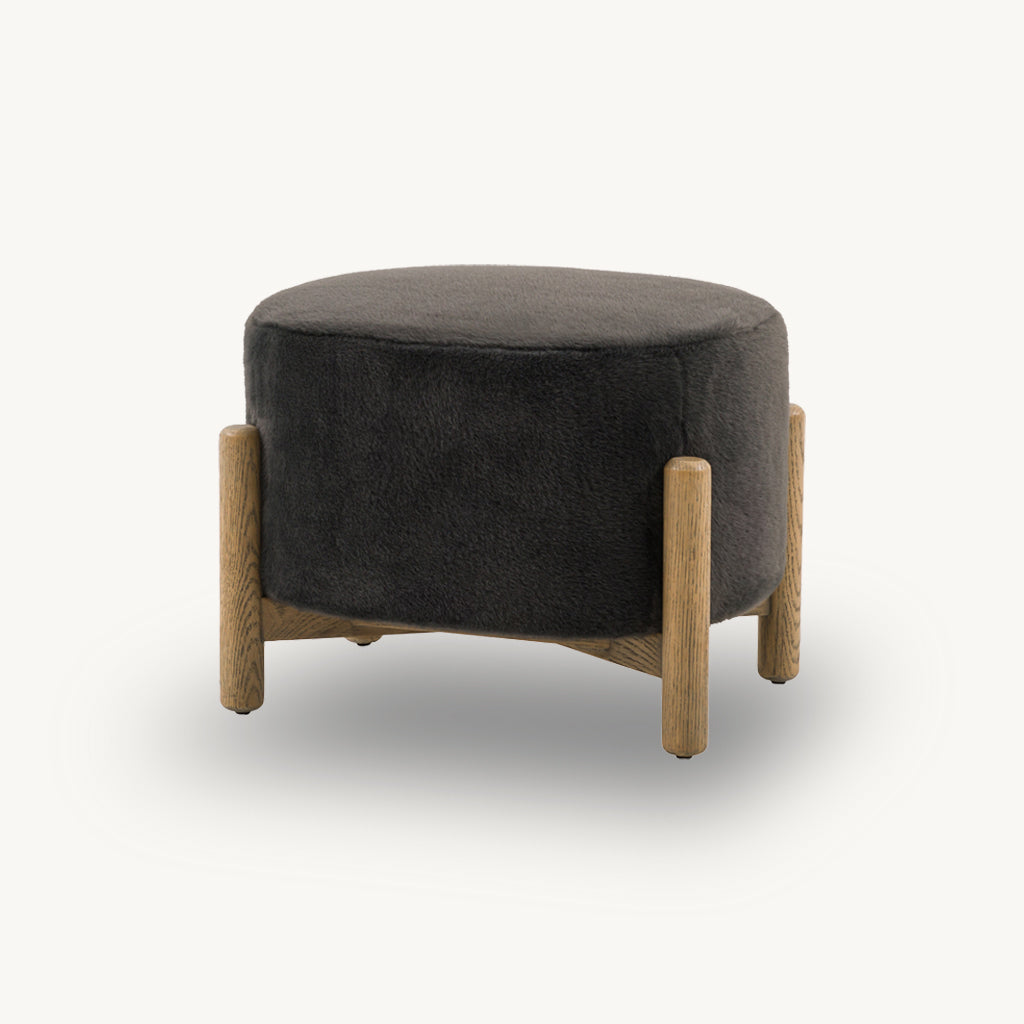Tindon Fabric Footstool