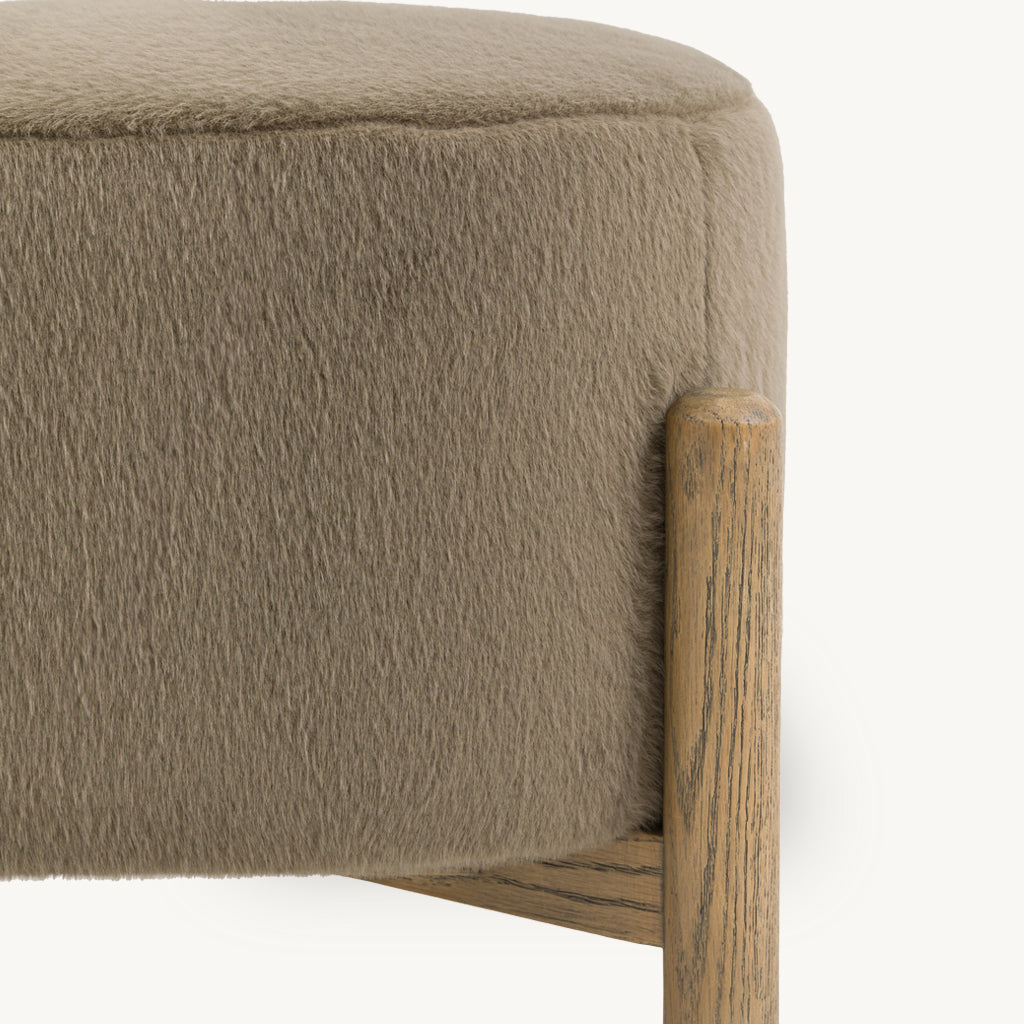 Tindon Fabric Footstool