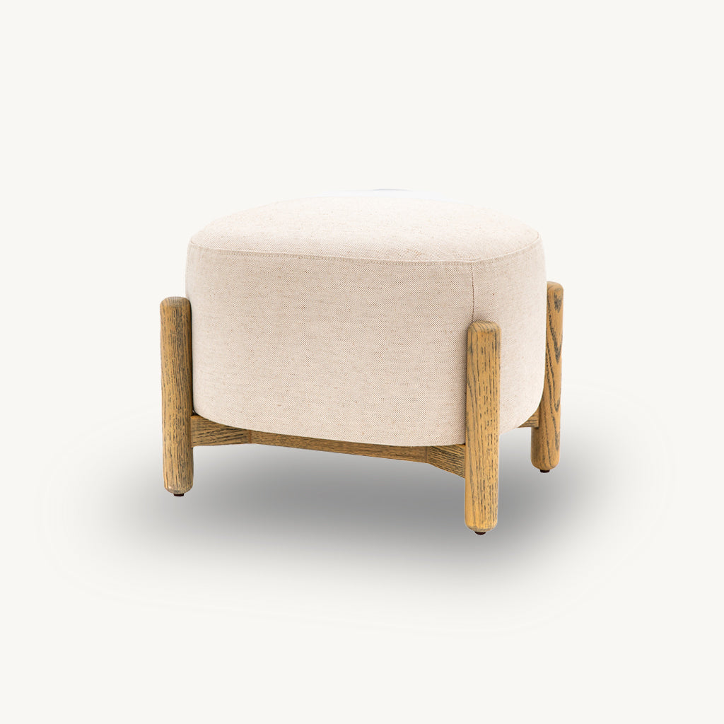 Tindon Fabric Footstool