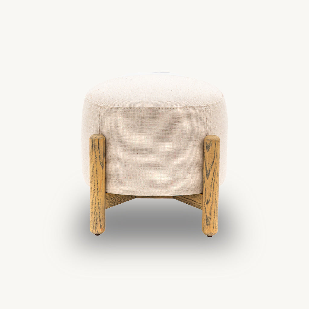 Tindon Fabric Footstool