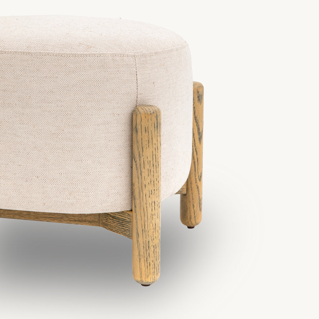 Tindon Fabric Footstool