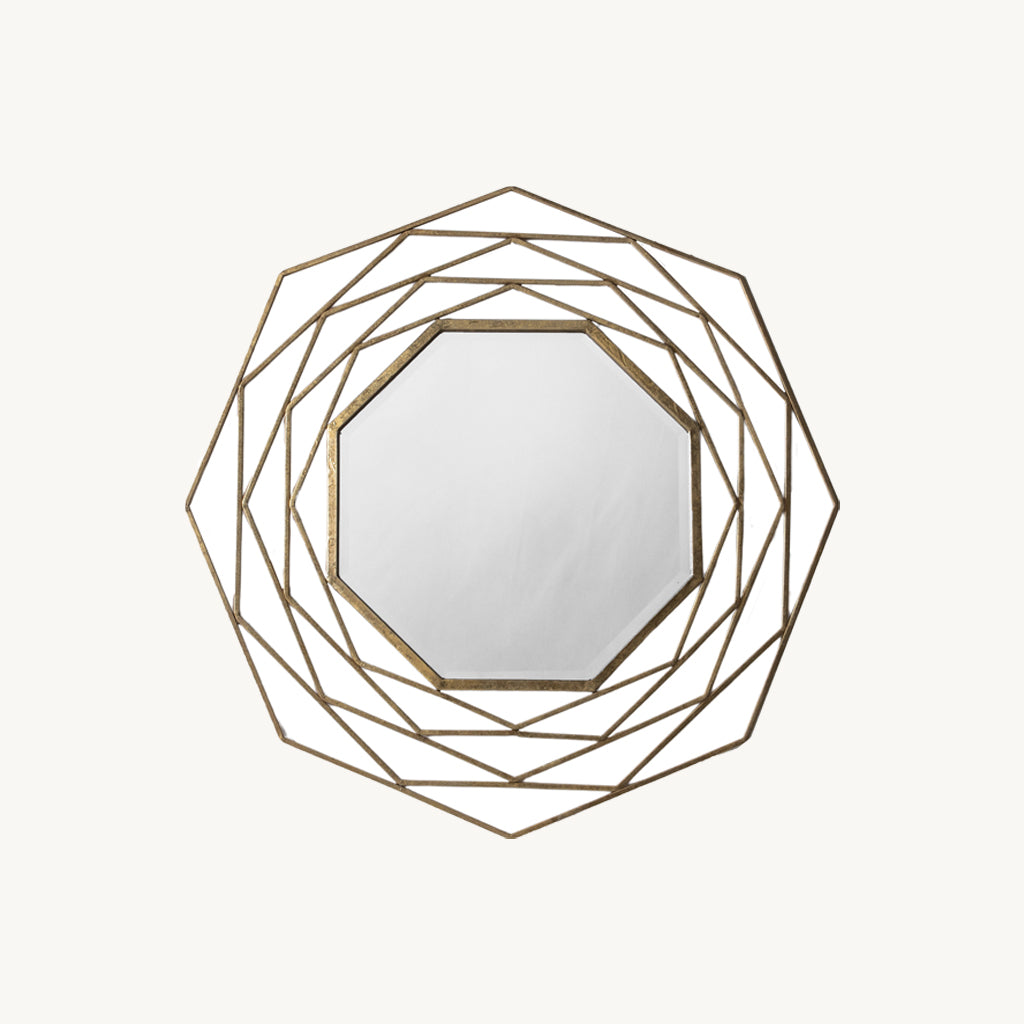 Valencia Octagonal Geometric Mirror