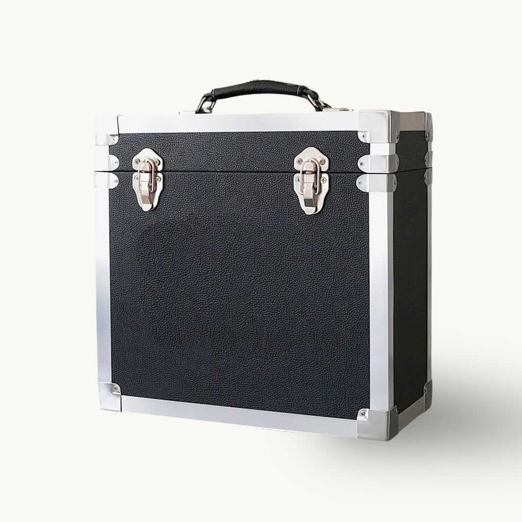 Vinyl Record Storage Box in Black