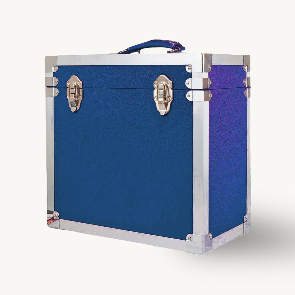 Vinyl Record Storage Box in Blue