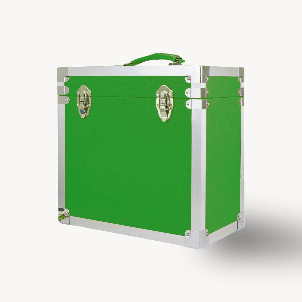 Vinyl Record Storage Box in Green