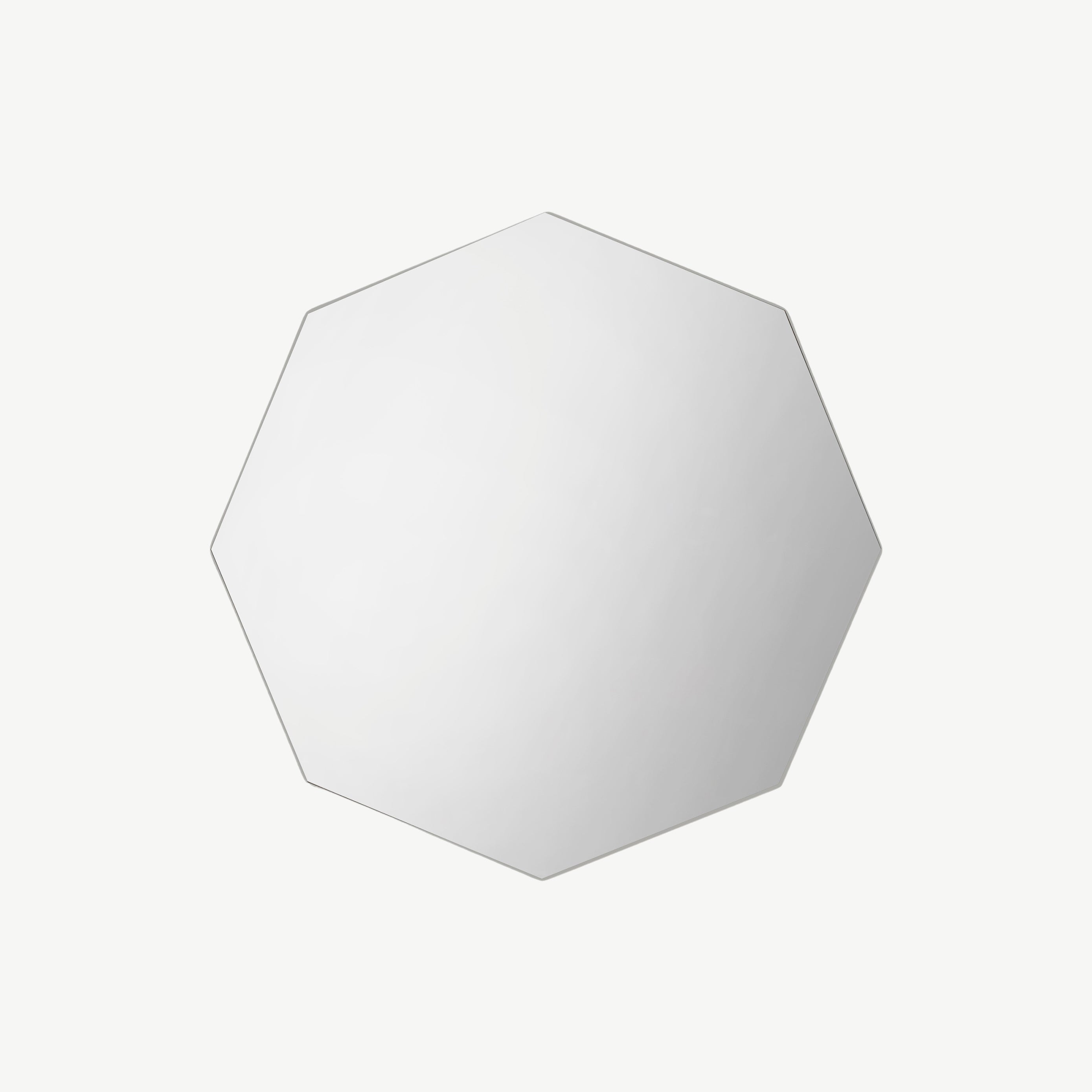 Octagon Mirror in Silver