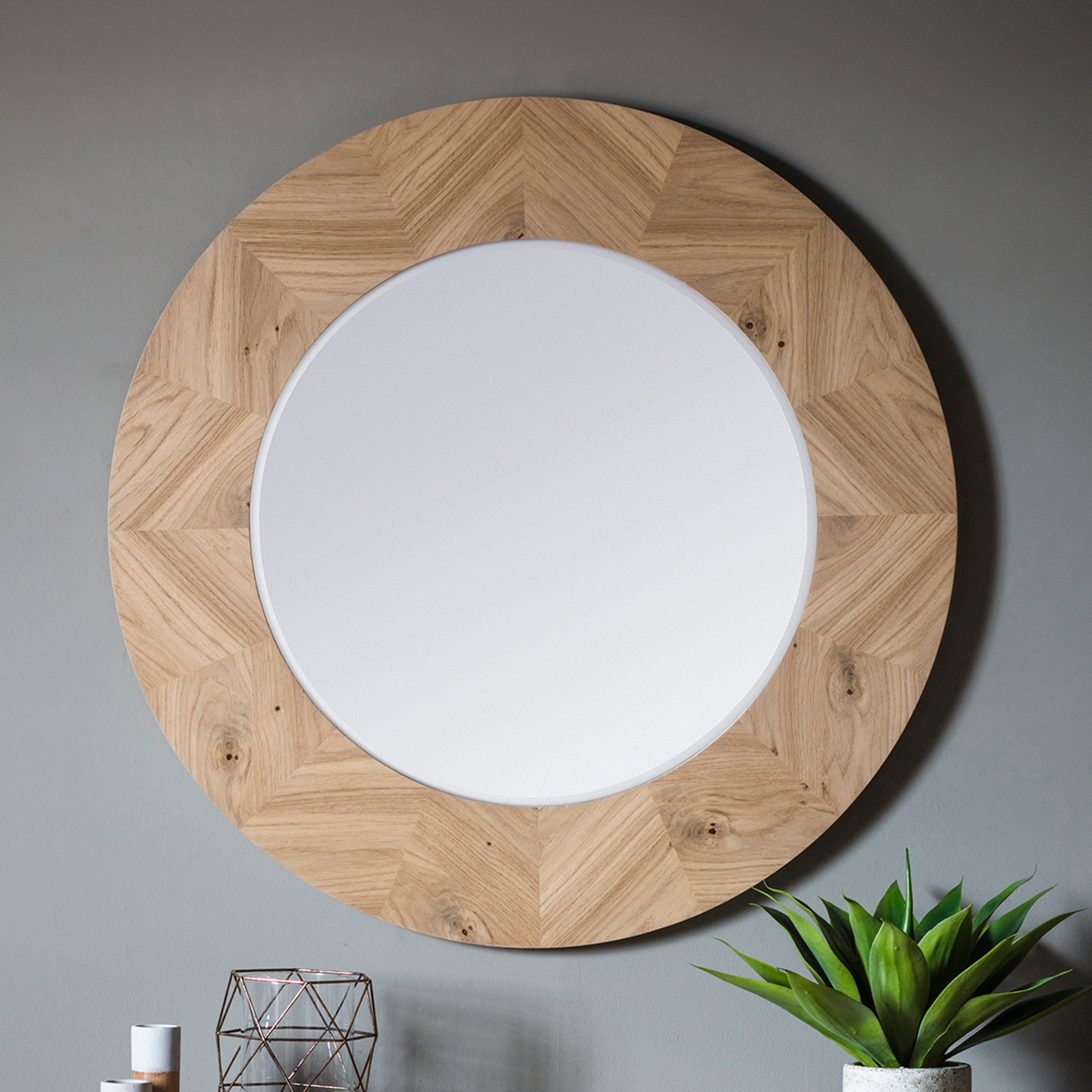 Chevron Design Mirror