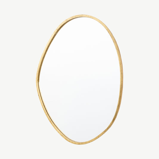 Irregular Shaped Mirror Gold
