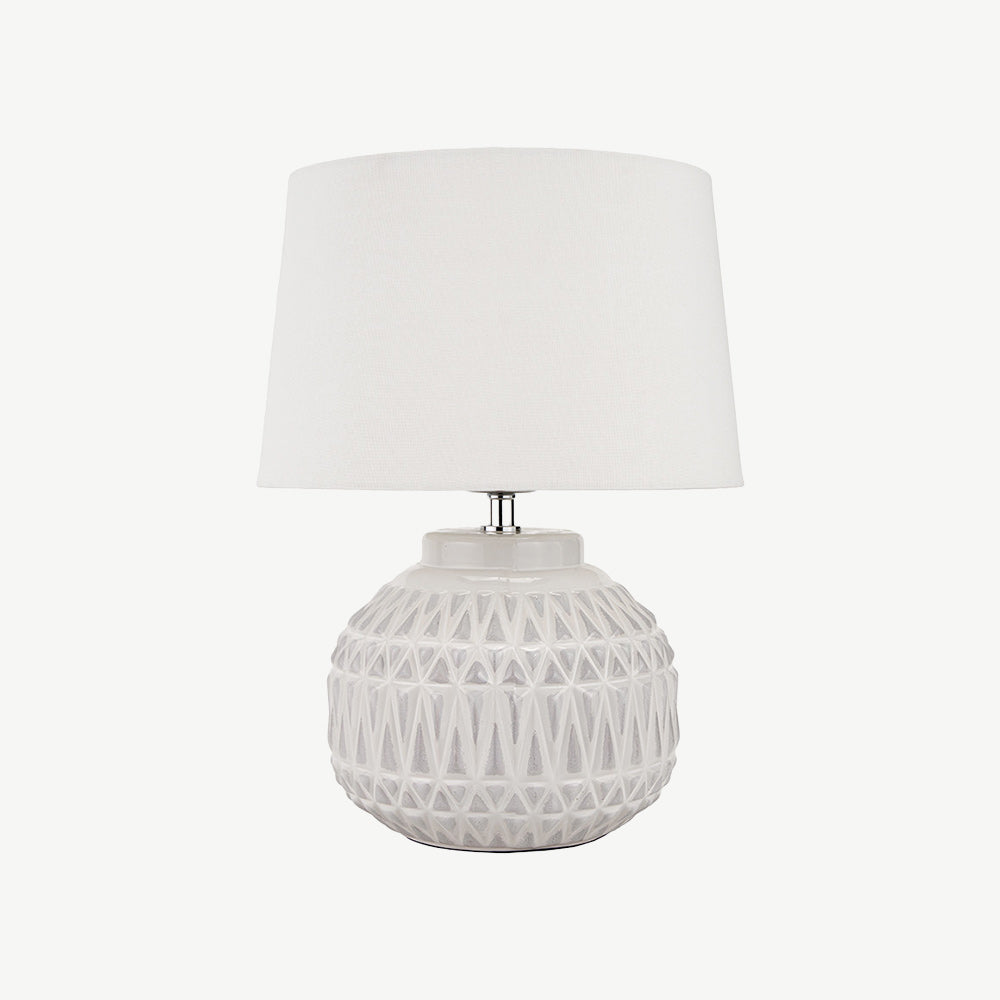 Warm White Aztec Table Lamp