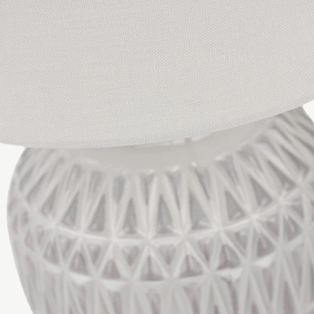Warm White Aztec Table Lamp