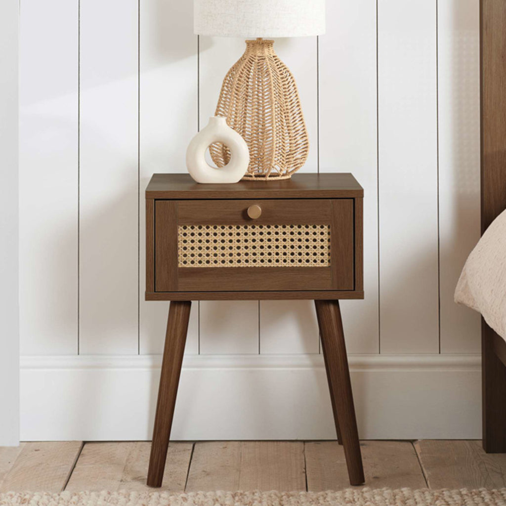 Washington 1DR Rattan Bedside Table